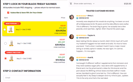 Custom Checkout Page in Champ